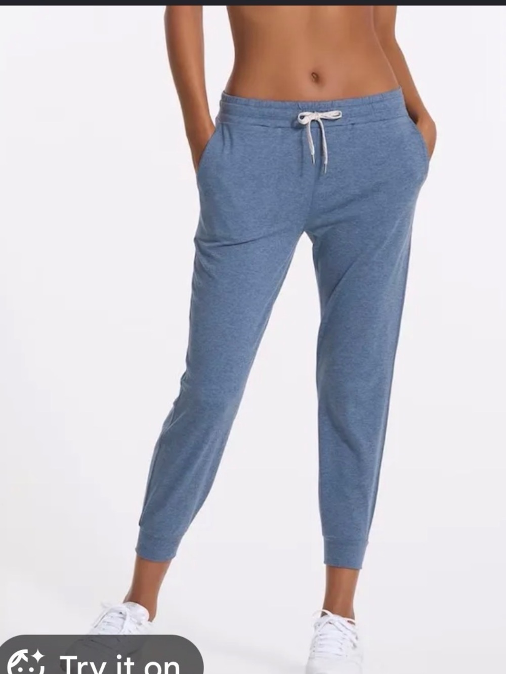 Vuori Performance Jogger Heathered Blue
